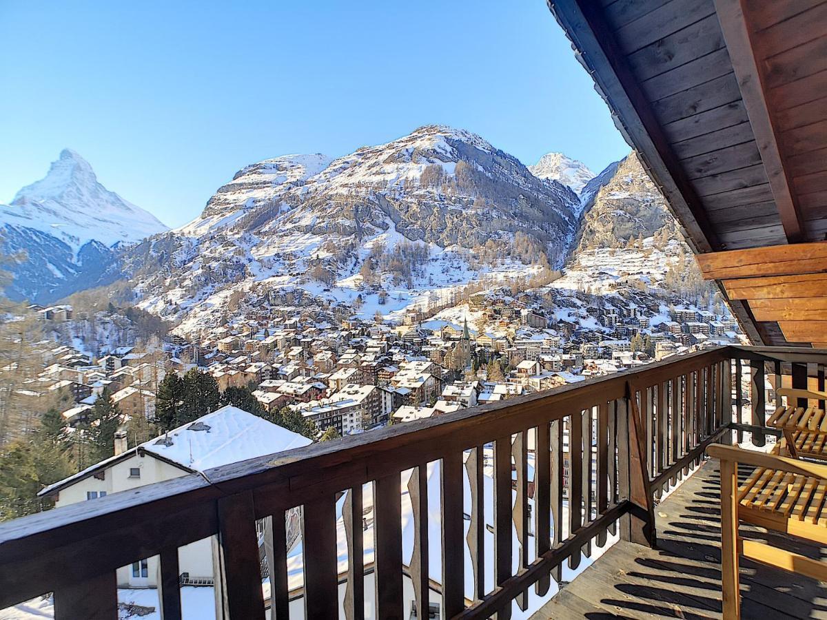 Apartment With Beautiful Views In Zermatt Eksteriør bilde