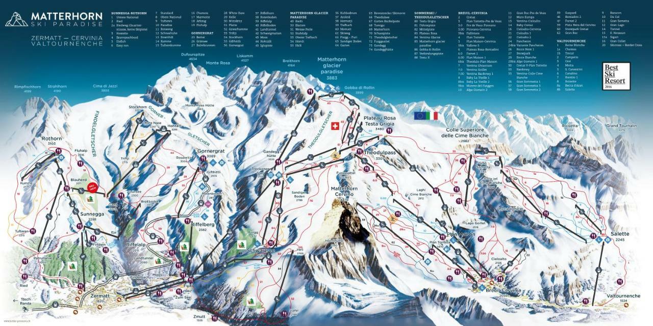 Apartment With Beautiful Views In Zermatt Eksteriør bilde