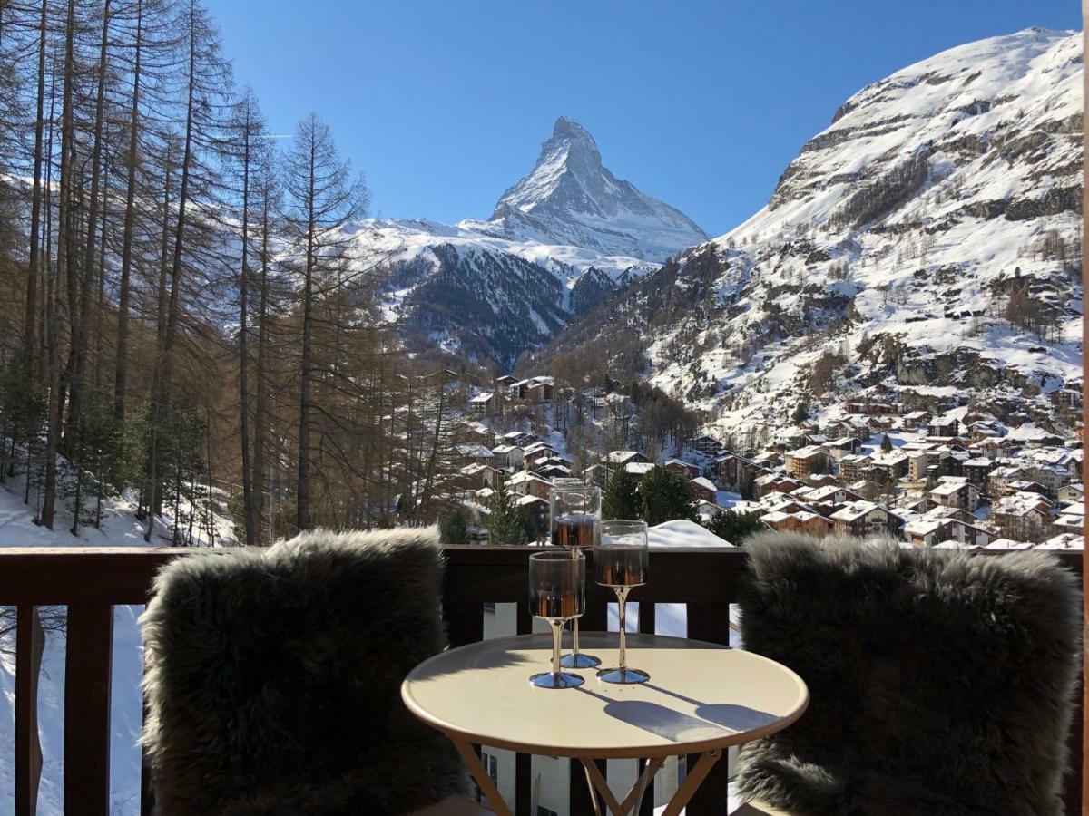 Apartment With Beautiful Views In Zermatt Eksteriør bilde